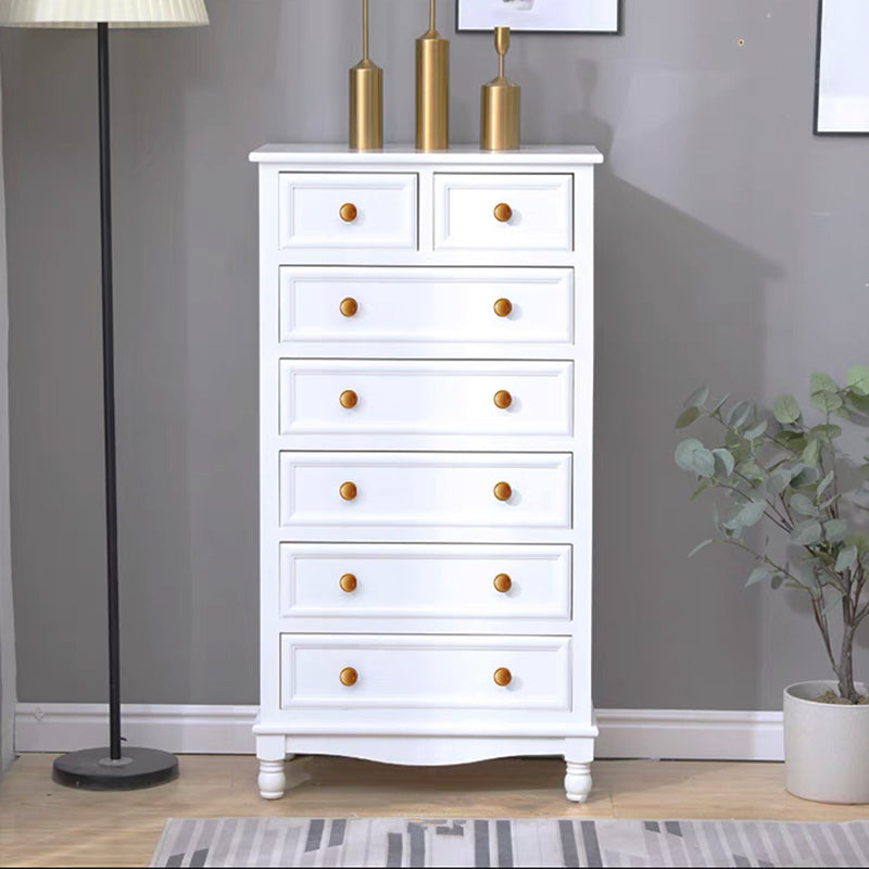 Contemporary Chest Knobs Solid Wood with Drawer Rectangle Accent Chest