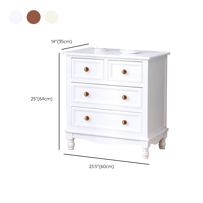 Contemporary Chest Knobs Solid Wood with Drawer Rectangle Accent Chest