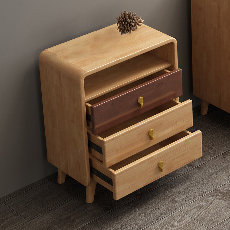 Modern & Contemporary Chest Rubberwood with Drawer Rectangle Accent Chest