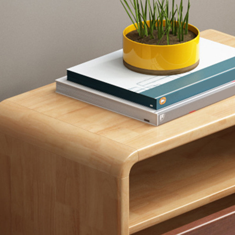 Modern & Contemporary Chest Rubberwood with Drawer Rectangle Accent Chest