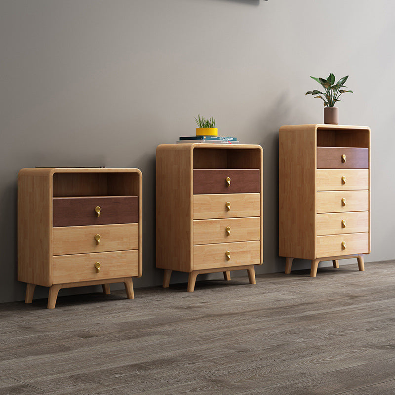 Modern & Contemporary Chest Rubberwood with Drawer Rectangle Accent Chest