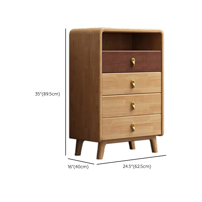 Modern & Contemporary Chest Rubberwood with Drawer Rectangle Accent Chest