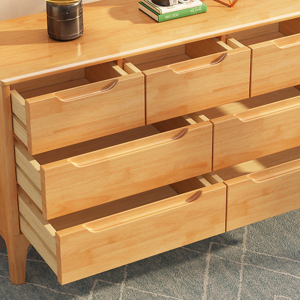 Rectangular Wood Chest Modern Style 5/6/7 - Drawer Accent Chest
