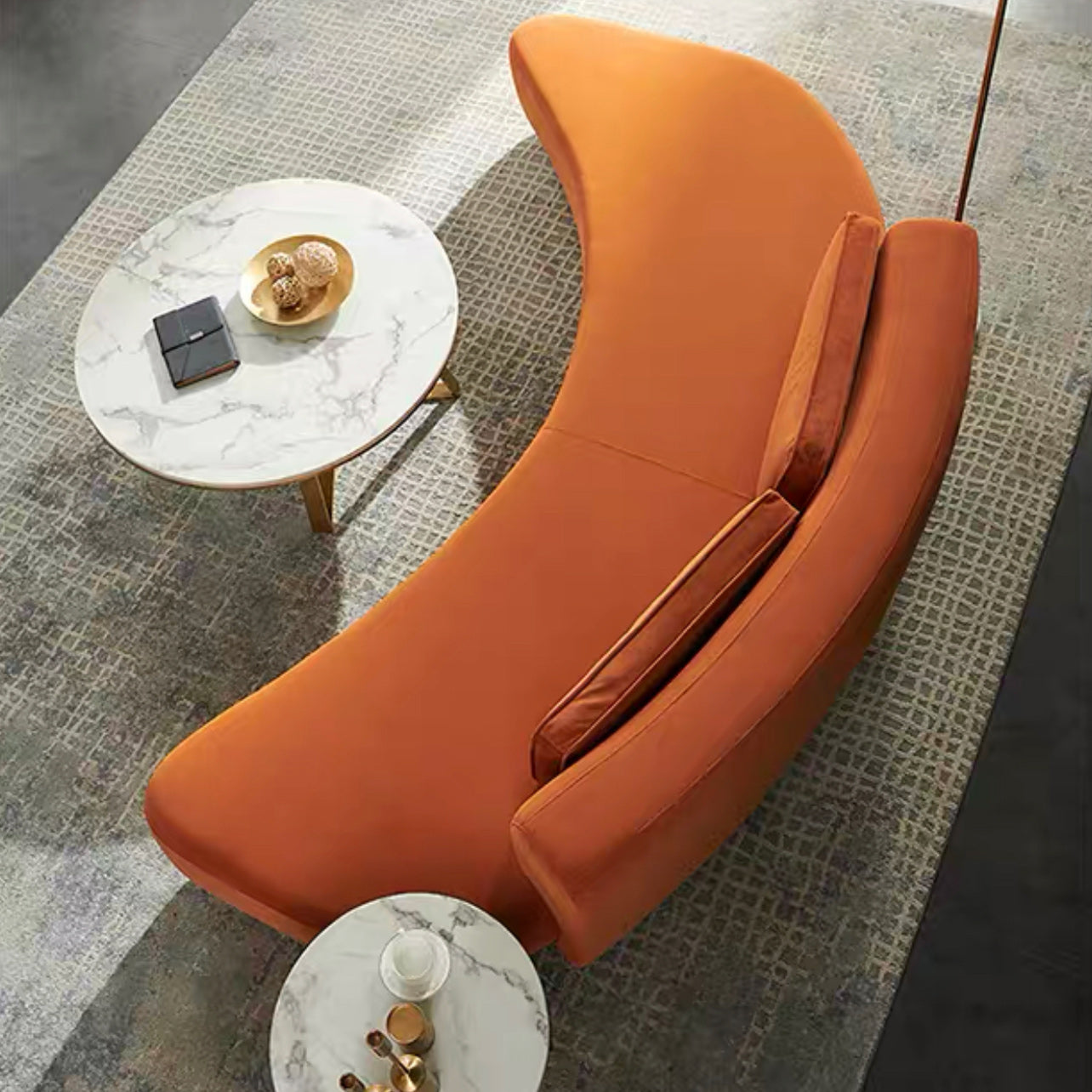 Contemporary Stationary Fabric Living Room Seating Armless Sofa
