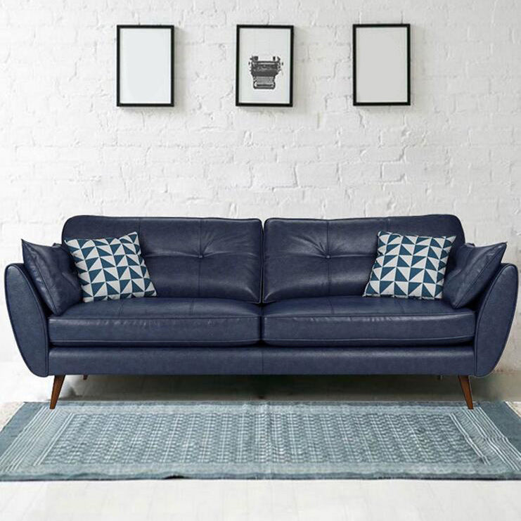 Contemporary Faux Leather Stationary Flared Arm Cushions Seating