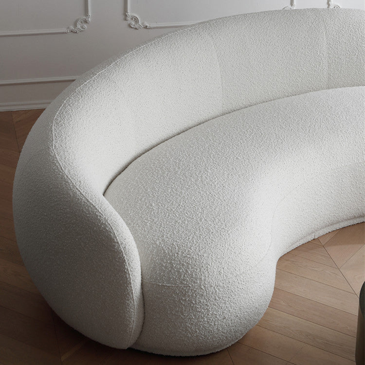 Contemporary Stationary Fabric 3 Seater Living Room Tuxedo Arm Sofa
