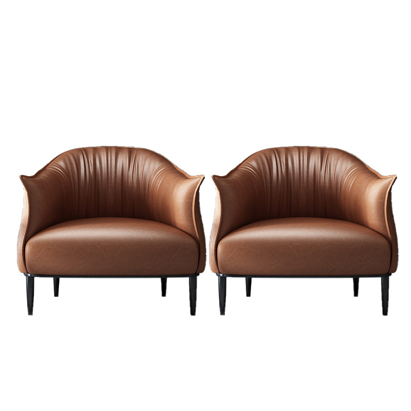 Arms Included Lounge Chair Living Room Chair with Black Legs