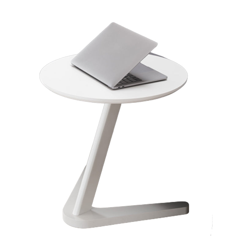 Scandinavian Solid Wood End Table Abstract Base Table Living Room Side Table