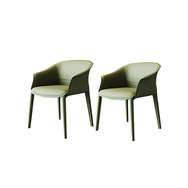 Arms Included Barrel Chair Barrel Sloped Arm Accent Chair with Legs