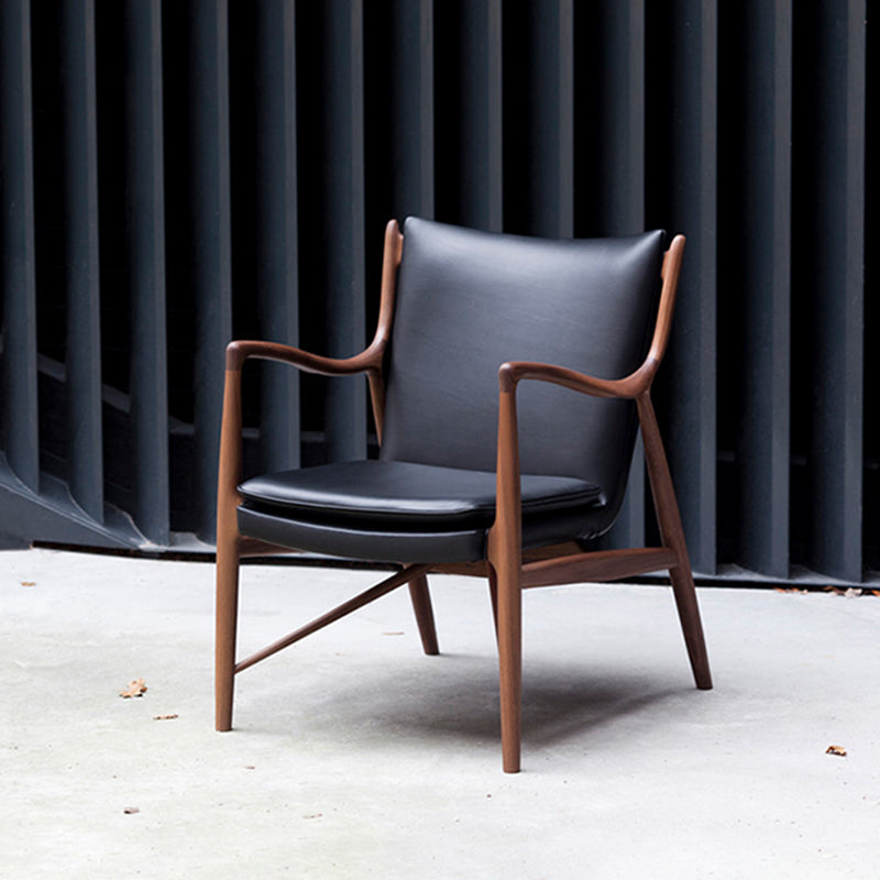 Arms Included Fixed Back Armchair Living Room Chair with Cushion