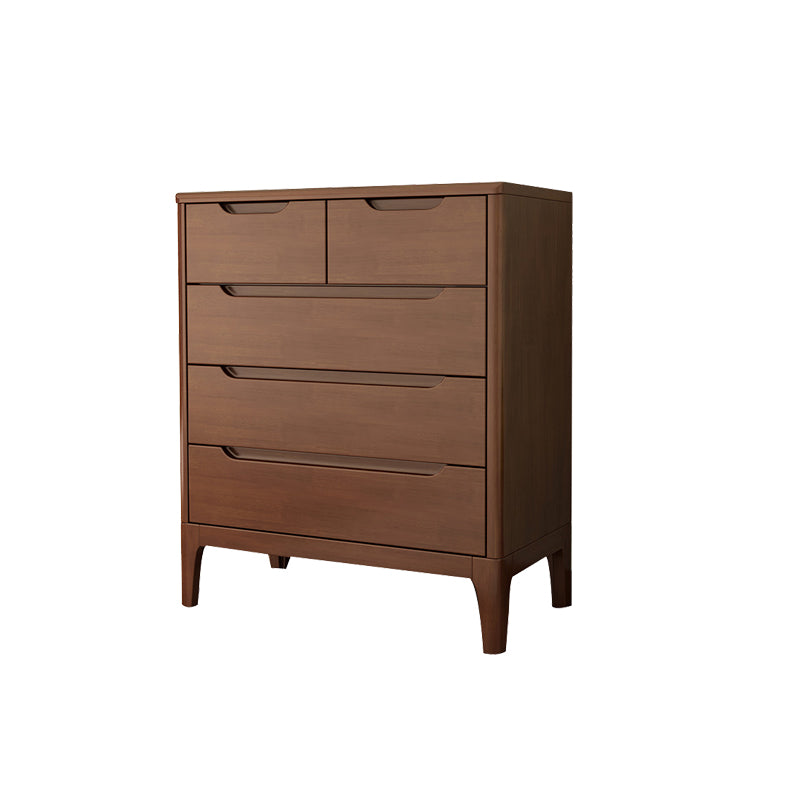 Rubberwood 15.4" D Accent Chest Drawers Included Storage Cabinet