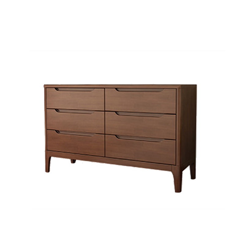 Rubberwood 15.4" D Accent Chest Drawers Included Storage Cabinet
