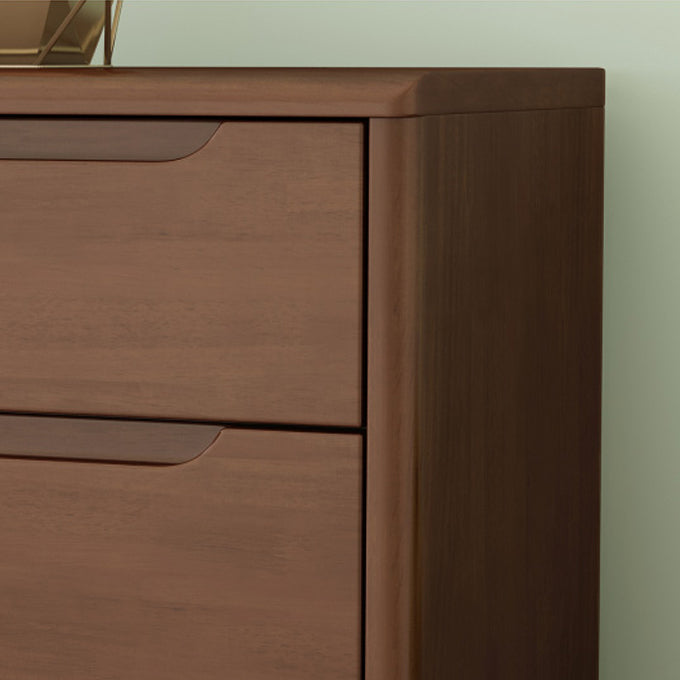 Rubberwood 15.4" D Accent Chest Drawers Included Storage Cabinet