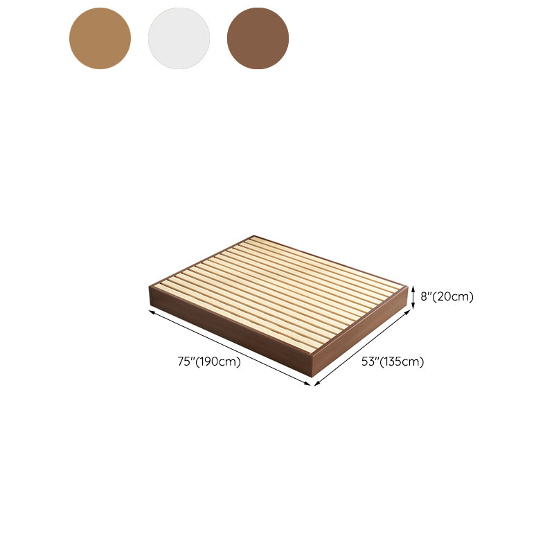 Mid-Century Modern Platform Bed Frame Solid Wood Platform Bed
