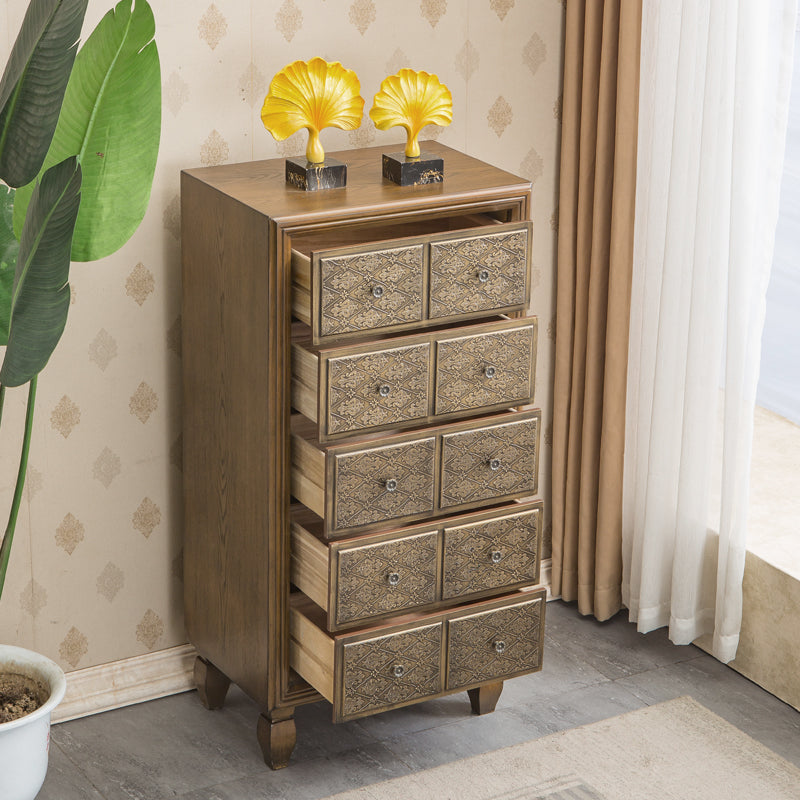 Traditional Storage Chest Solid Wood Storage Chest Dresser with 3/5/4 Drawers