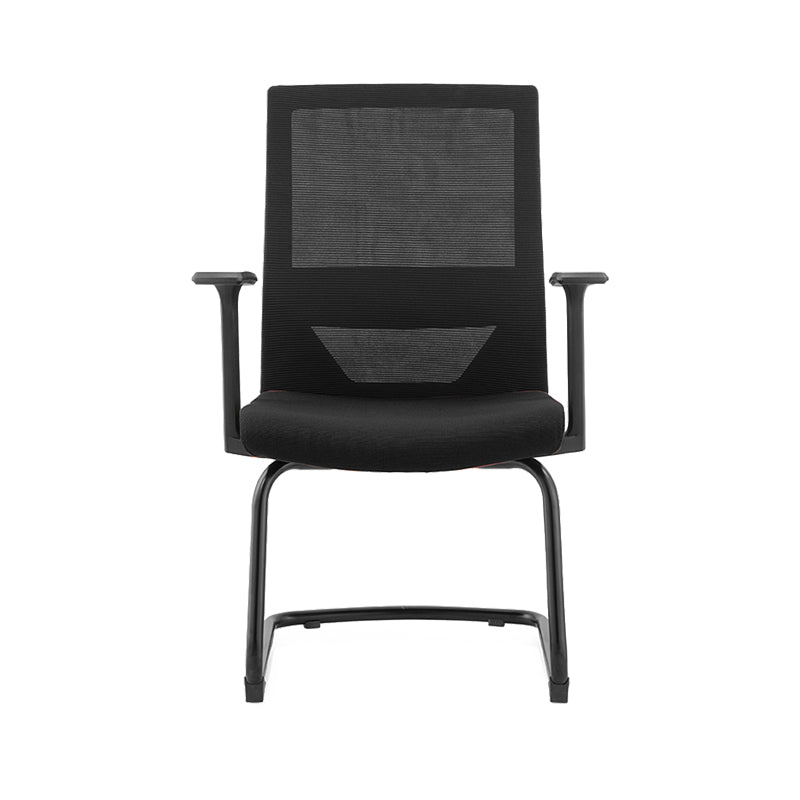 Contemporary Microfiber Chair Conference High Back Arm Chair