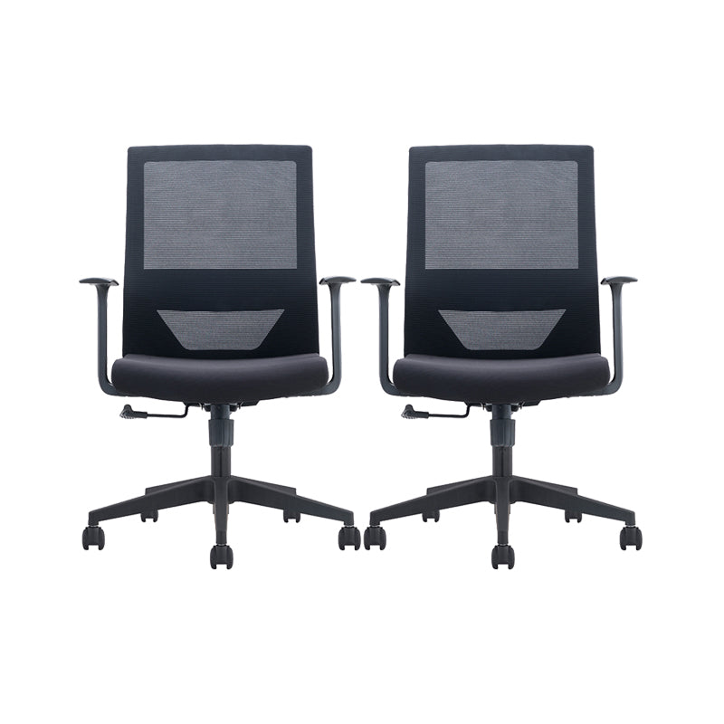 Contemporary Microfiber Chair Conference High Back Arm Chair