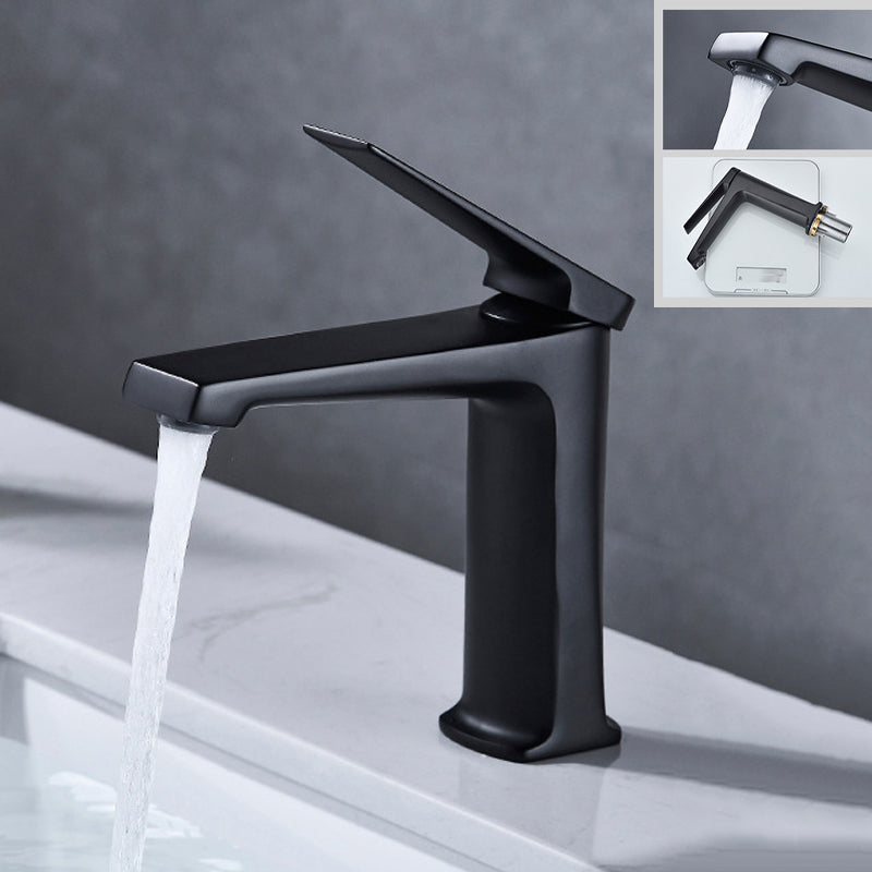 Contemporary Vessel Faucet Copper Lever Handles Low Arc Vessel Faucet