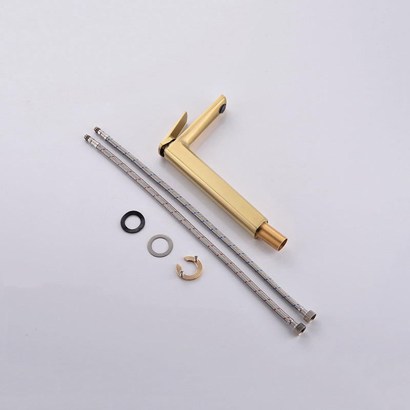 Glam Sink Faucet Brass Lever Handles Vessel Sink Bathroom Faucet