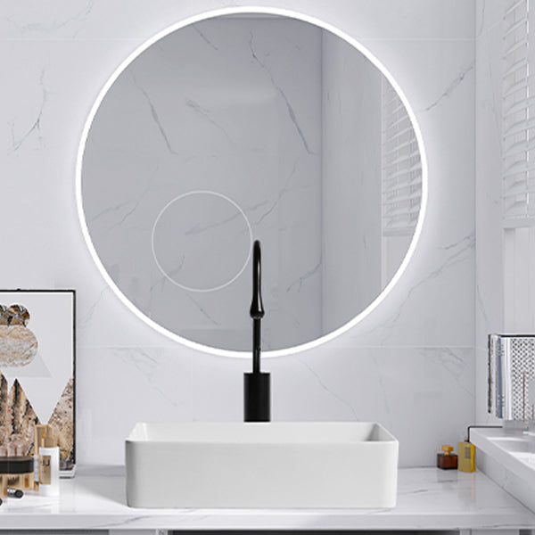 Contemporary Bathroom Sink Porcelain Solid Color Rectangular Vessel Lavatory Sink