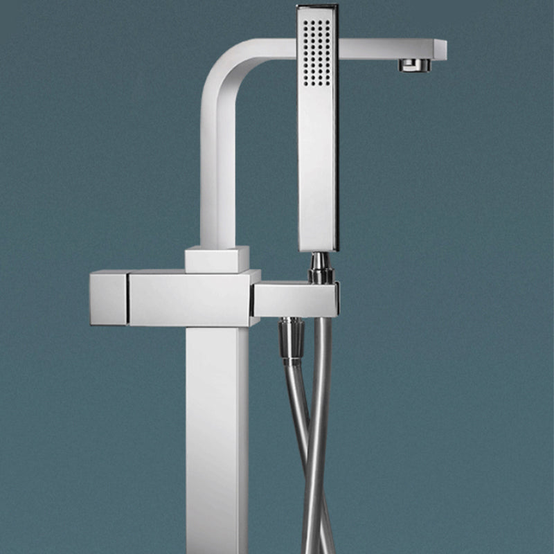 Modern Freestanding Tub Filler Trim Copper Freestanding Tub Fillers