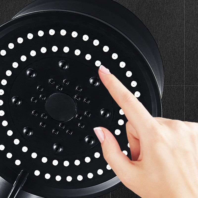 Plastic Handheld Shower Head Bathroom Adjustable Spray Pattern Shower Head