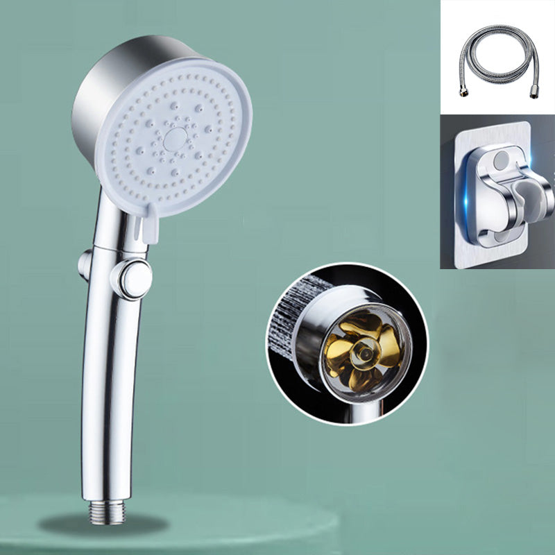 Plastic Handheld Shower Head Bathroom Adjustable Spray Pattern Shower Head
