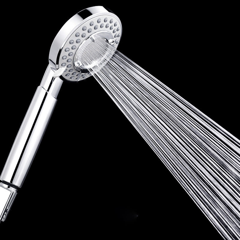 Silver Handheld Shower Head 3 Sprays Stainless Steel Wall-Mount Showerhead