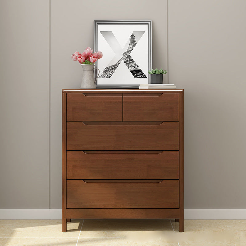 Contemporary Dresser Solid Wood Storage Chest with 5/6/9 Drawers