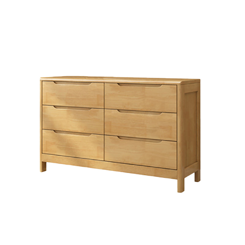 Contemporary Dresser Solid Wood Storage Chest with 5/6/9 Drawers