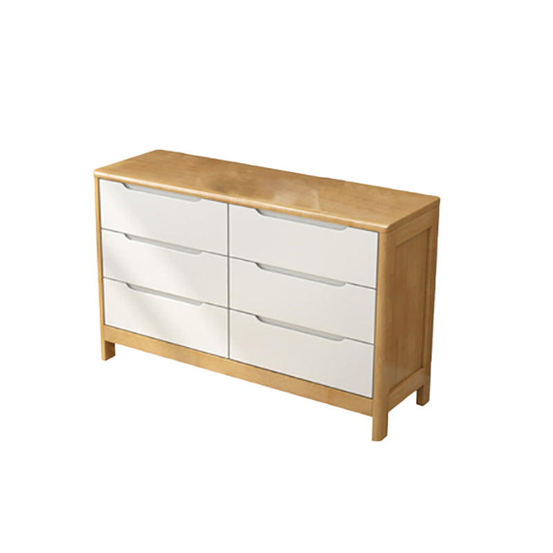 Contemporary Dresser Solid Wood Storage Chest with 5/6/9 Drawers
