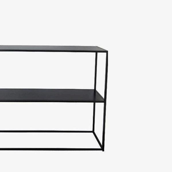 31.5" Tall 1-shelf Console Sofa Table Iron Modern Accent Table