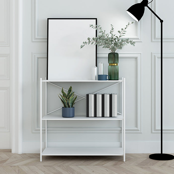 Contemporary Rectangle Accent Table Antique Finish Console Sofa Table