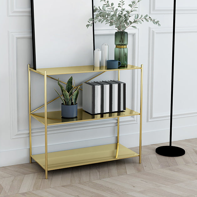 Contemporary Rectangle Accent Table Antique Finish Console Sofa Table