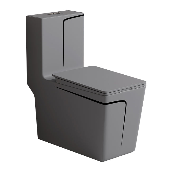 Traditional Floor Mount Toilet Bowl One-Piece Toilet with Slow Close Seat