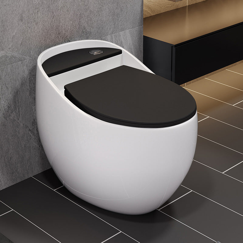 Siphon Jet Porcelain Toilet One Piece Toilet Floor Mounted Urine Toilet