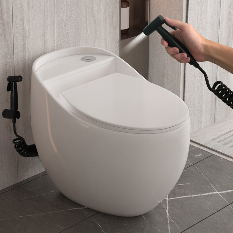 Siphon Jet Porcelain Toilet One Piece Toilet Floor Mounted Toilet Bowl