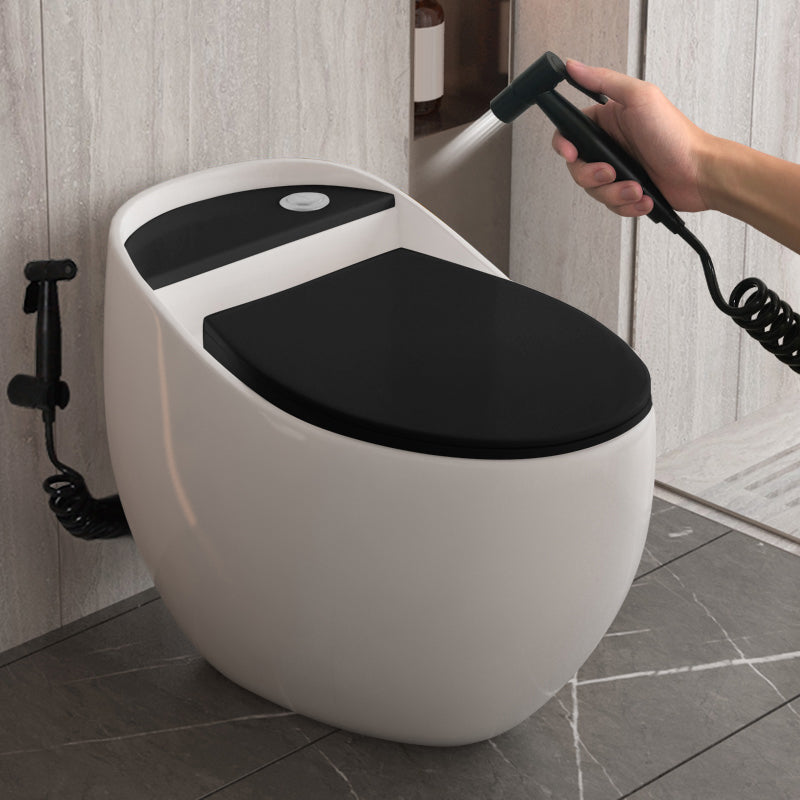 Siphon Jet Porcelain Toilet One Piece Toilet Floor Mounted Toilet Bowl