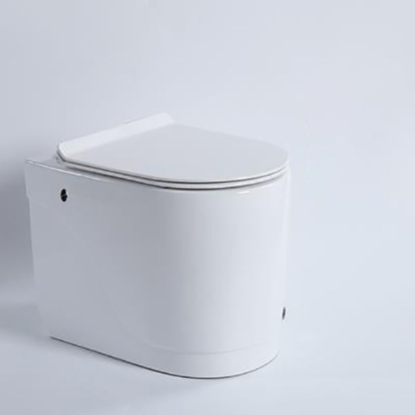 Floor Mounted Toilet One-Piece Toilet ABS Contemporary Flush Toilet