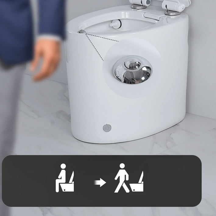 Floor Mounted Toilet One-Piece Toilet ABS Contemporary Flush Toilet