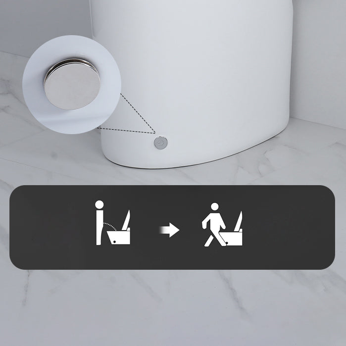 Floor Mounted Toilet One-Piece Toilet ABS Contemporary Flush Toilet