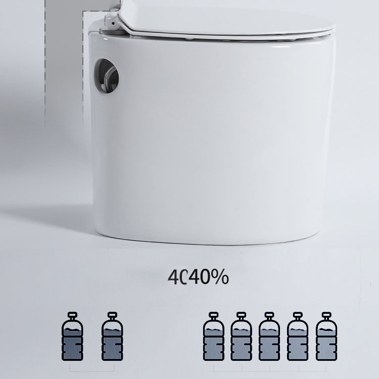 Floor Mounted Toilet One-Piece Toilet ABS Contemporary Flush Toilet