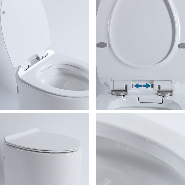 Floor Mounted Toilet One-Piece Toilet ABS Contemporary Flush Toilet