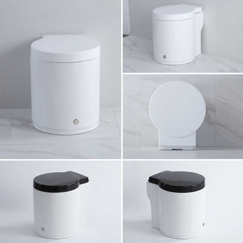 Floor Mounted Toilet One-Piece Toilet ABS Contemporary Flush Toilet