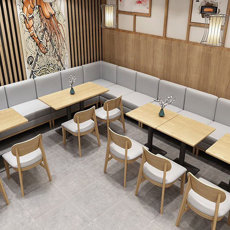 Wood Kitchen Dining Side Chair Upholstered Armless Dining Chairs