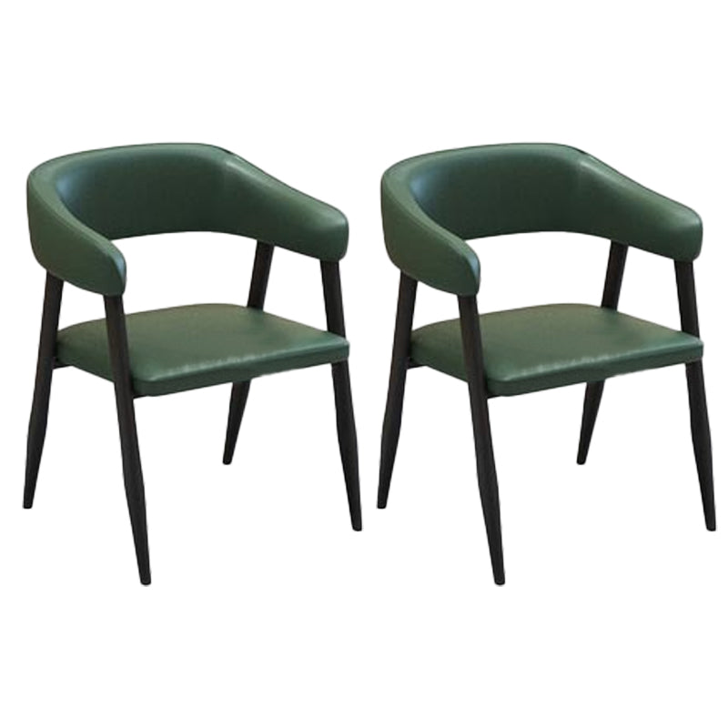 Open Back Dining Arm Chairs Contemporary Upholstered Dining Chairs