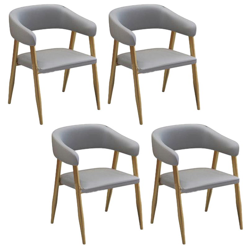 Open Back Dining Arm Chairs Contemporary Upholstered Dining Chairs