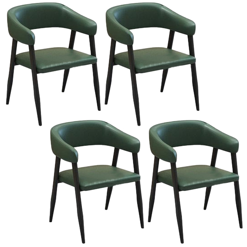 Open Back Dining Arm Chairs Contemporary Upholstered Dining Chairs