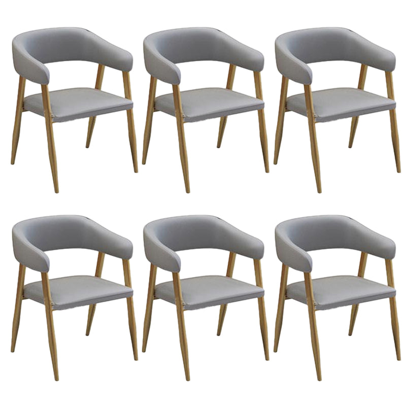 Open Back Dining Arm Chairs Contemporary Upholstered Dining Chairs