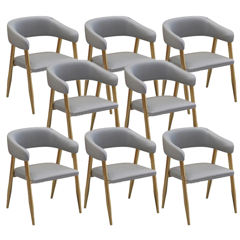 Open Back Dining Arm Chairs Contemporary Upholstered Dining Chairs